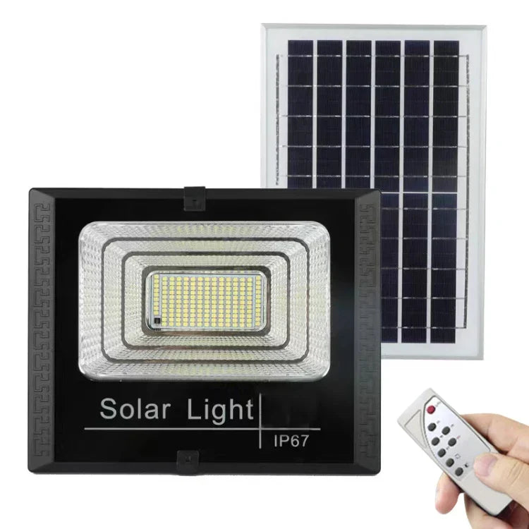 30W 170개 LED IP67 방수 태양광 투광등 리모컨 포함, 30W