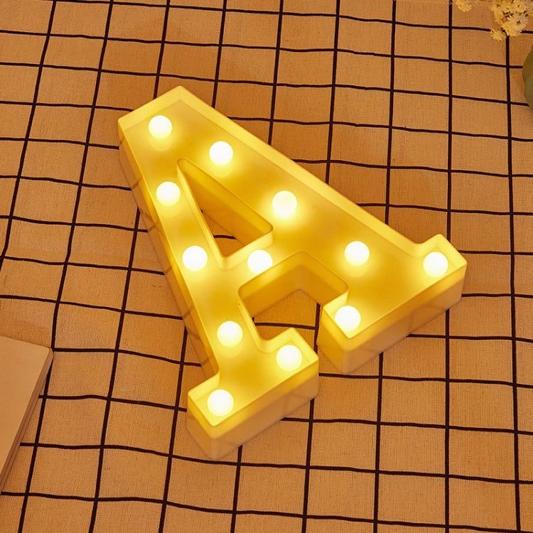 건전지 작동 따뜻한 백색 스탠딩 행잉 LED 휴일 조명, A, N, B, O, C, P, D, Q, E, R, F, G, T, U, V, I, W, J, K, X, L, M, Z