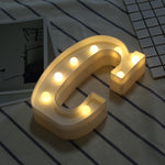 건전지 작동 따뜻한 백색 스탠딩 행잉 LED 휴일 조명, A, N, B, O, C, P, D, Q, E, R, F, G, T, U, V, I, W, J, K, X, L, M, Z