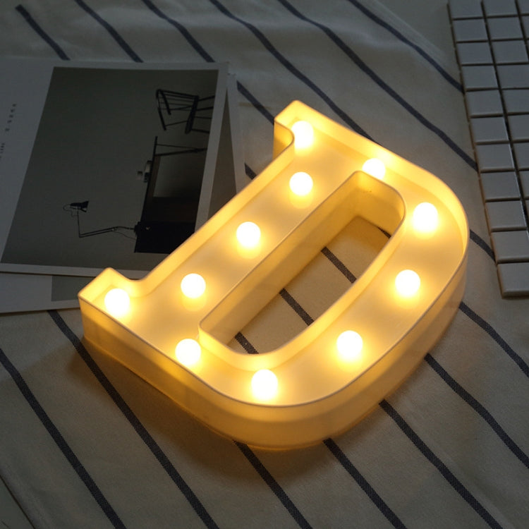 건전지 작동 따뜻한 백색 스탠딩 행잉 LED 휴일 조명, A, N, B, O, C, P, D, Q, E, R, F, G, T, U, V, I, W, J, K, X, L, M, Z