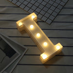 건전지 작동 따뜻한 백색 스탠딩 행잉 LED 휴일 조명, A, N, B, O, C, P, D, Q, E, R, F, G, T, U, V, I, W, J, K, X, L, M, Z