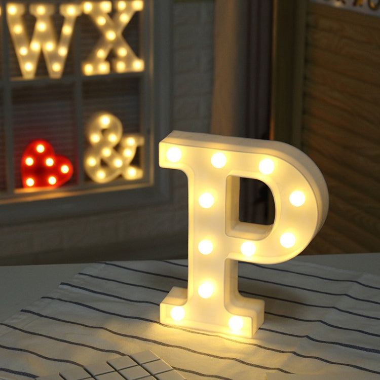 건전지 작동 따뜻한 백색 스탠딩 행잉 LED 휴일 조명, A, N, B, O, C, P, D, Q, E, R, F, G, T, U, V, I, W, J, K, X, L, M, Z