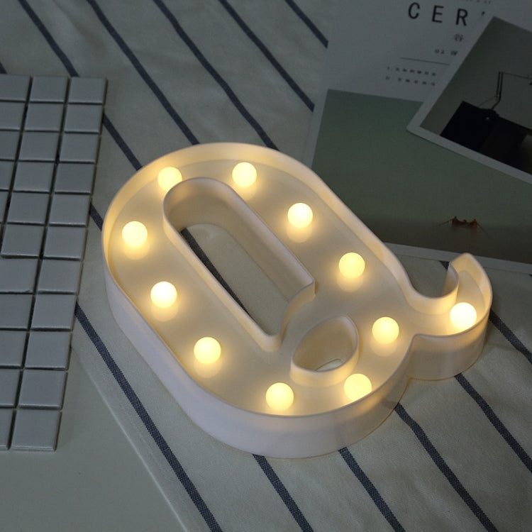 건전지 작동 따뜻한 백색 스탠딩 행잉 LED 휴일 조명, A, N, B, O, C, P, D, Q, E, R, F, G, T, U, V, I, W, J, K, X, L, M, Z