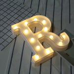 건전지 작동 따뜻한 백색 스탠딩 행잉 LED 휴일 조명, A, N, B, O, C, P, D, Q, E, R, F, G, T, U, V, I, W, J, K, X, L, M, Z