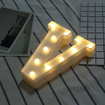 건전지 작동 따뜻한 백색 스탠딩 행잉 LED 휴일 조명, A, N, B, O, C, P, D, Q, E, R, F, G, T, U, V, I, W, J, K, X, L, M, Z