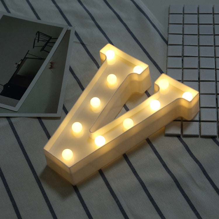 건전지 작동 따뜻한 백색 스탠딩 행잉 LED 휴일 조명, A, N, B, O, C, P, D, Q, E, R, F, G, T, U, V, I, W, J, K, X, L, M, Z