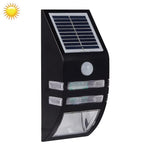 80 LM 6000-6500K 야외 벽등 5V 0.5W 태양광 패널 포함, 0.2W 백색등
