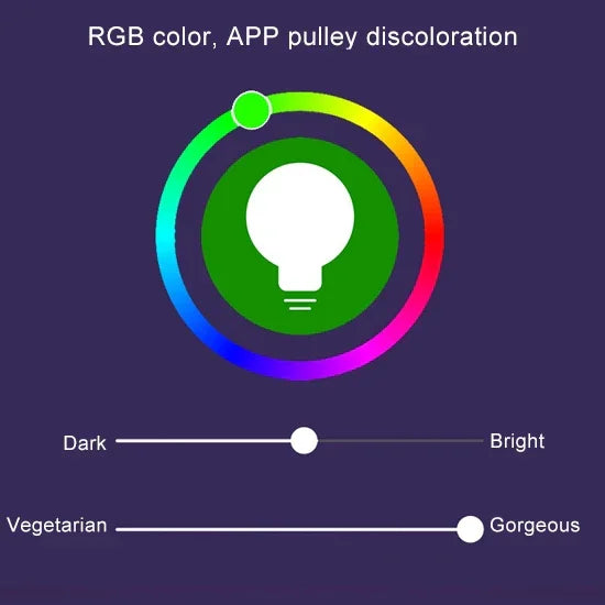 14 LED 3000K+RGB 1050 루멘 Alexa & Google Home 호환, AC 230V