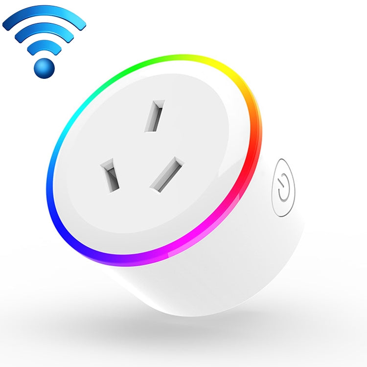 10A RGB 장면 조명 WiFi 리모컨 스마트 소켓, Alexa & Google Home & IFTTT 호환, AC 100-240V, AU 플러그, XS-A17