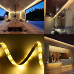 USB 2835 SMD LED 따뜻한 조명 방수 에폭시 로프 라이트, DC 5V, 길이: 50cm, USB 2835 SMD LED 50cm