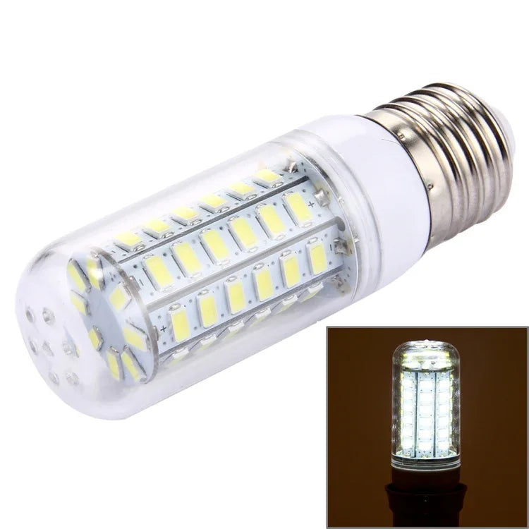 56 LED SMD 5730 전구, AC 220V, 5W 220V 백색광, 5W 220V 주백색광