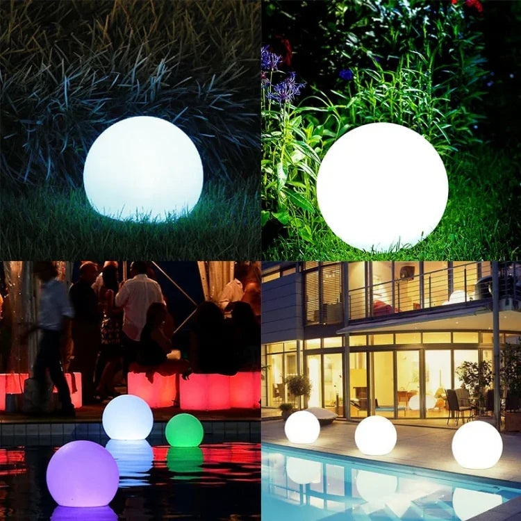 플로팅 가든 변색 LED 조명 0.8W 단결정 실리콘 태양광 패널 및 리모컨 포함