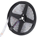 5m 150 LED SMD 5050 IP65 방수 블루투스 RGB 라이트 스트립 24키 리모컨 포함, EU 플러그, 5m 150 LED IP65