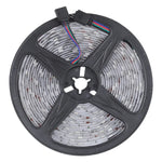 5m 150 LED SMD 5050 IP65 방수 블루투스 RGB 라이트 스트립 24키 리모컨 포함, EU 플러그, 5m 150 LED IP65