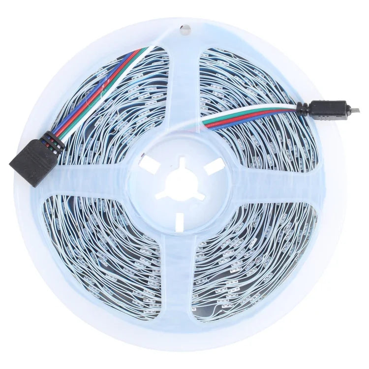 10m 300 LEDs SMD 5050 IP44 방수 RGB 조명 스트립 24키 리모컨 포함, EU 플러그, 10m 300 LEDs IP44