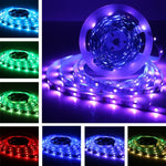 20m 600 LEDs SMD 5050 IP44 방수 RGB 조명 스트립 24키 블루투스 + 음악 리모컨 포함, EU 플러그, 20m 600 LEDs IP44