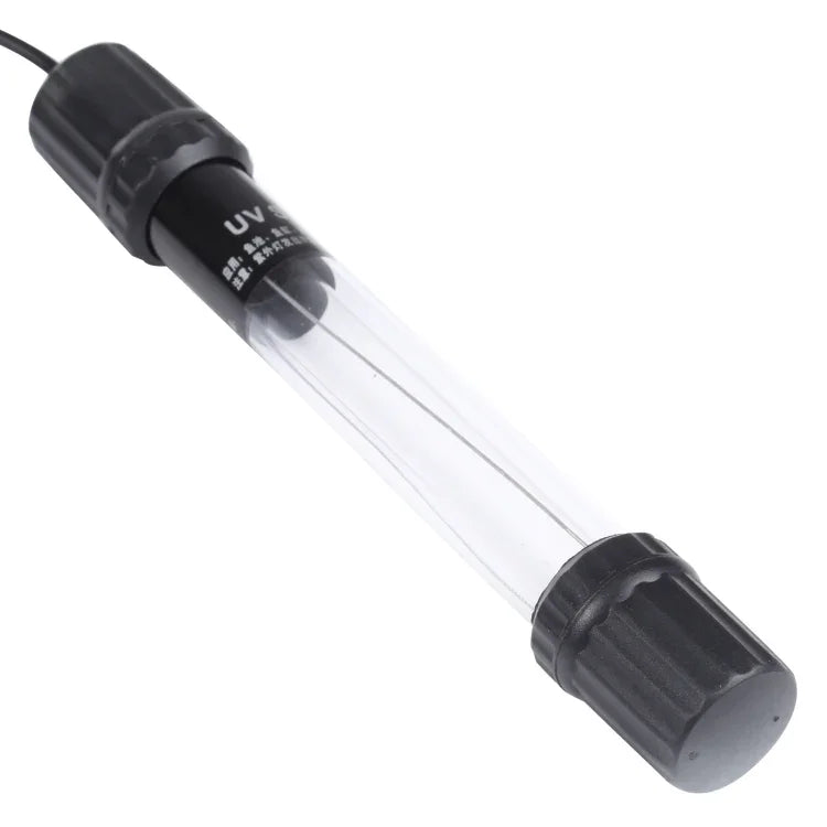 UV-009 9W 자외선 살균 램프 수족관용 소독등, EU 플러그, 9W