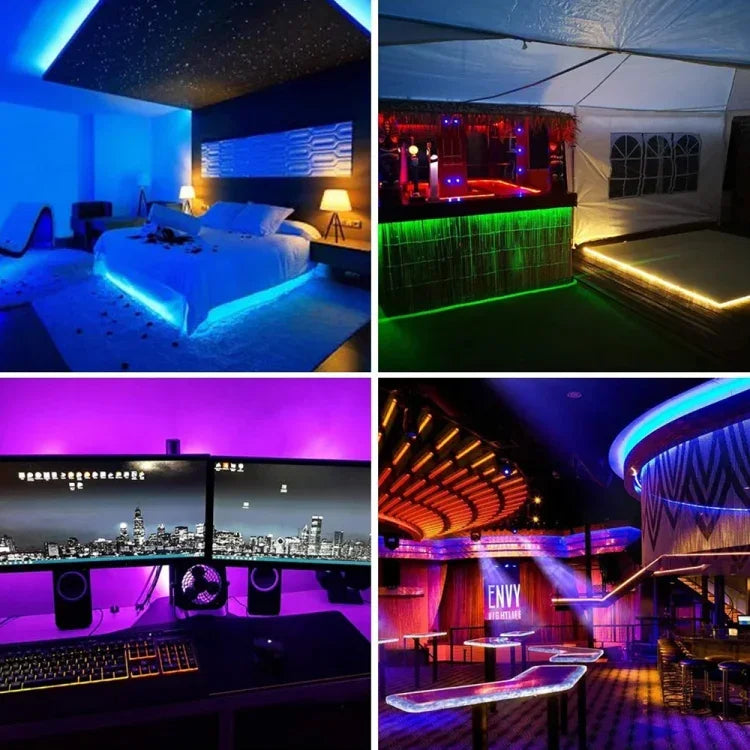 5m 베어 보드 2030 SMD RGB LED 로프 라이트, 12V, 2030 SMD RGB LED 5m 베어 보드