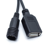 3셀 18650/26650 IPX7 방수 배터리 박스 12v 라운드 헤드 & 5v USB 커넥터 출력 전압 배터리 미포함, 12v