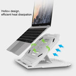 T3 다기능 홀 디자인 쿨링 브래킷 10단계 각도 조절 가능 노트북, MacBook, iPad, 휴대폰용, T3 (블루), T3 (화이트), T3 (블랙), T3 (핑크)