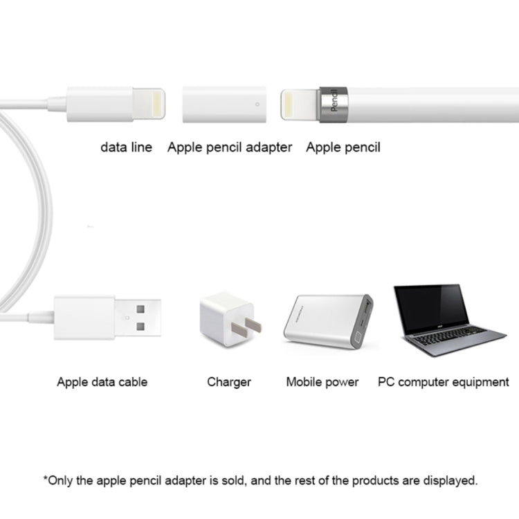 Apple Pencil용 휴대용 충전 어댑터, 8핀