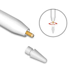 Apple Pencil 1 / 2용 교체용 펜촉(레드), 실리콘 닙