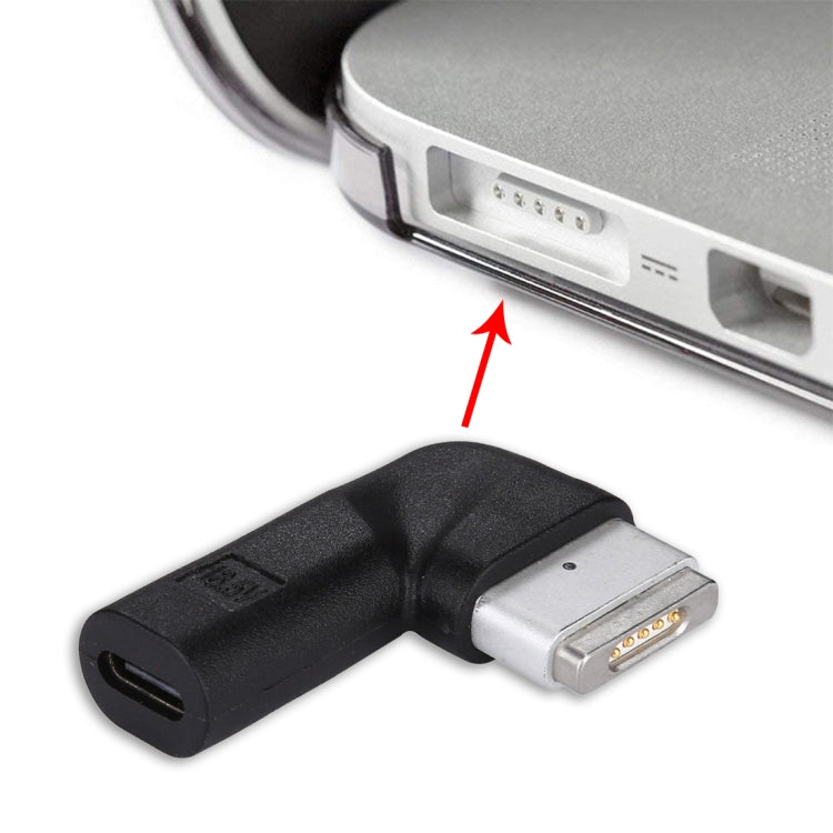 USB-C / Type-C 암컷 to 5핀 MagSafe 2 (T자형) 수컷 충전 어댑터, Type-C to MagSafe 2