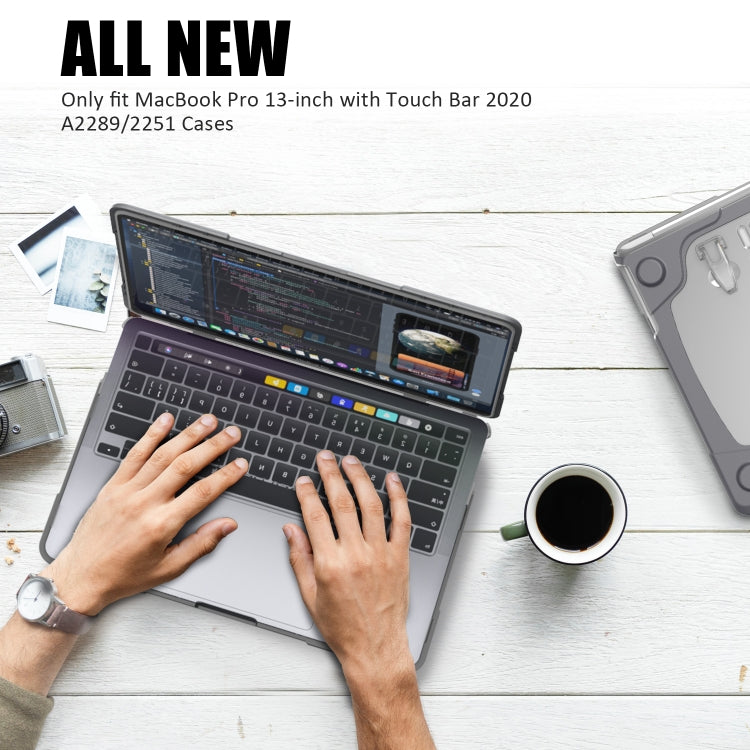 맥북 프로 13인치 2022 & A2289 / A2251 / A2338 2020 PC + TPU 투톤 노트북 보호 케이스