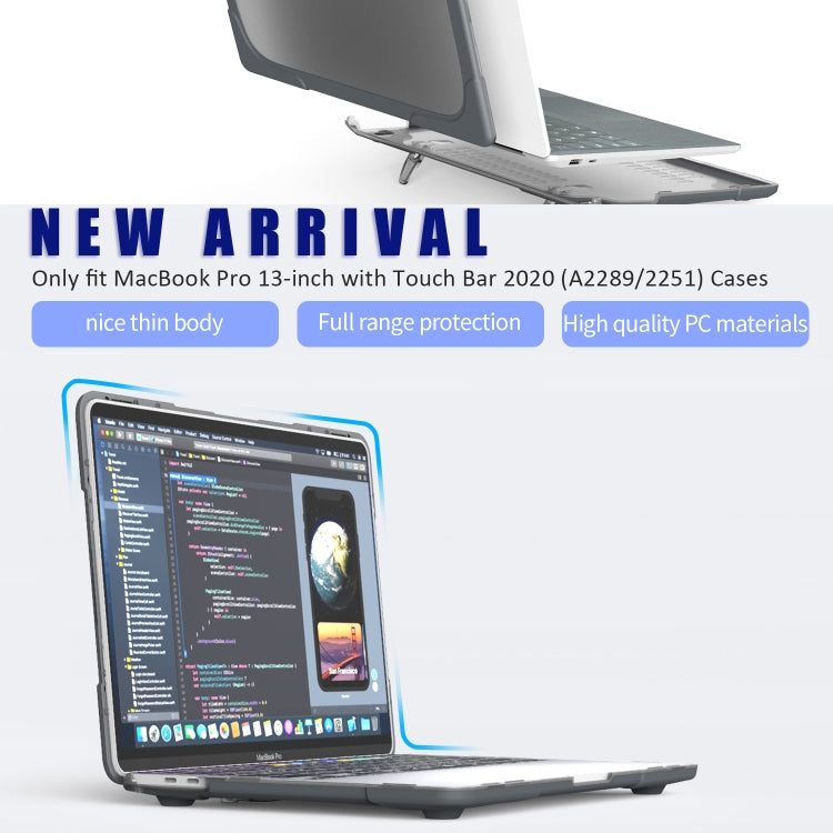맥북 프로 13인치 2022 & A2289 / A2251 / A2338 2020 PC + TPU 투톤 노트북 보호 케이스