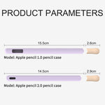 LOVE MEI 애플 펜슬 2 줄무늬 디자인 스타일러스 펜 실리콘 보호 케이스 커버, 애플 펜슬 2용