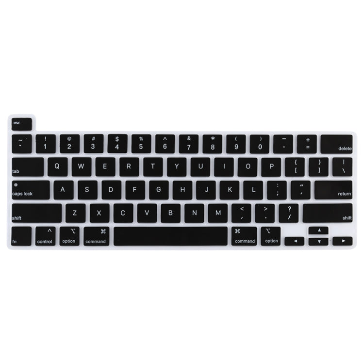 MacBook Pro 16인치 A2141 & Pro 13.3인치 A2251 / A2289 / A2338 (2020)용 방진 실리콘 노트북 키보드 보호 필름, MacBook Pro 16인치 A2141 (블랙)용, MacBook Pro 16인치 A2141 (화이트)용
