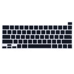 MacBook Pro 16인치 A2141 & Pro 13.3인치 A2251 / A2289 / A2338 (2020)용 방진 실리콘 노트북 키보드 보호 필름, MacBook Pro 16인치 A2141 (블랙)용, MacBook Pro 16인치 A2141 (화이트)용