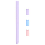 Apple Pencil 1용 4-in-1 스타일러스 펜 만화 동물 실리콘 보호 케이스, Apple Pencil 1용