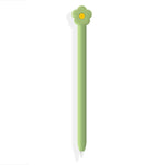Apple Pencil 1용 귀여운 만화 실리콘 보호 커버 (오각별 핑크), Apple Pencil 1용