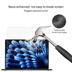 MacBook Air 15.3인치 A2941 2023용 0.26mm 9H 표면 경도 방폭 강화 유리 필름, MacBook Air 15.3인치 A2941 2023 / Air 15 M3 2024 A3114용 (1개)