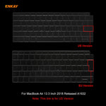 MacBook Air 13.3인치 A1932 2018 ENKAY Hat-prince 미국 버전 노트북 초박형 TPU 키보드 보호 커버