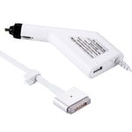 45W 14.85V 3.05A 5핀 T형 MagSafe 2 차량용 충전기 1 USB 포트 포함 for Apple MacBook A1466 / A1436 / A1465 / A1435 / MD224 / MD231 / MD761 / MD711, 길이: 1.7m, 45W 14.85V 3.05A