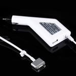 45W 14.85V 3.05A 5핀 T형 MagSafe 2 차량용 충전기 1 USB 포트 포함 for Apple MacBook A1466 / A1436 / A1465 / A1435 / MD224 / MD231 / MD761 / MD711, 길이: 1.7m, 45W 14.85V 3.05A
