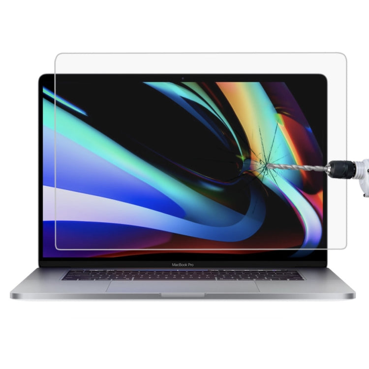 MacBook Pro 16인치용 9H 노트북 강화유리 화면 보호 필름, 1개