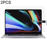 MacBook Pro 16인치용 9H 노트북 화면 강화 유리 보호 필름 2장 세트