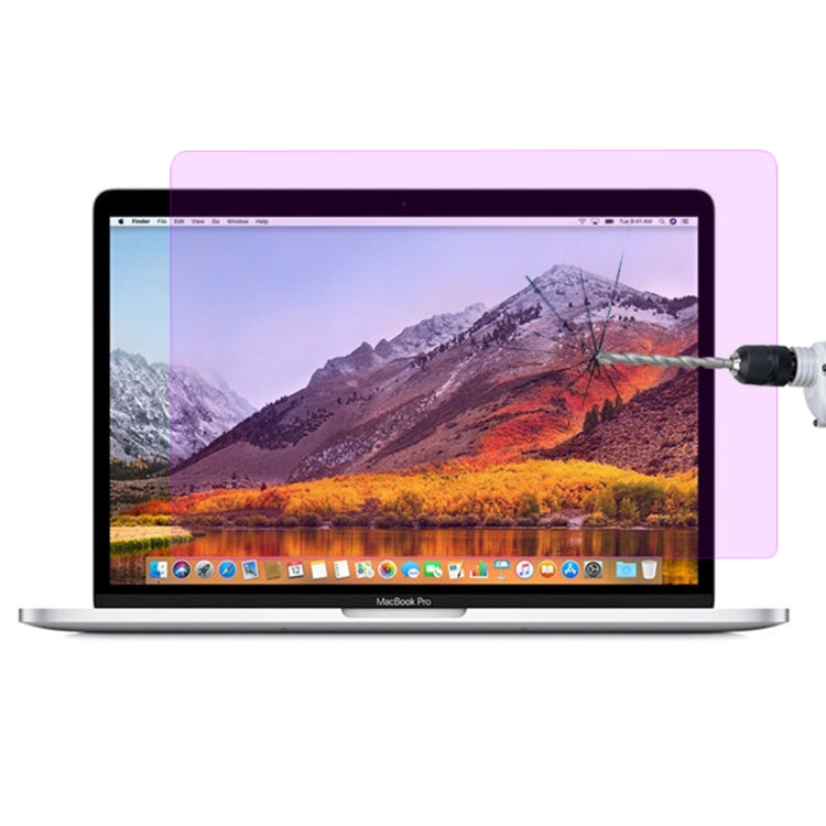 터치 바가 있는 Macbook Pro 13.3인치 (A1706)용 9H 표면 경도 블루라이트 차단 방폭 강화유리 필름, 터치 바가 있는 Macbook Pro 13.3인치 (A1706)용