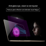 터치 바가 있는 Macbook Pro 13.3인치 (A1706)용 9H 표면 경도 블루라이트 차단 방폭 강화유리 필름, 터치 바가 있는 Macbook Pro 13.3인치 (A1706)용