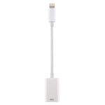 NK102 8핀 수컷 to 싱글 USB 암컷 포트 카메라 어댑터, iOS 13.0 이상 시스템 지원