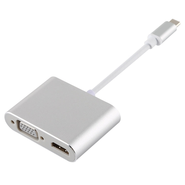 4 in 1 USB / Type-C to 4K HDMI + VGA + USB 3.0 인터페이스 다기능 어댑터