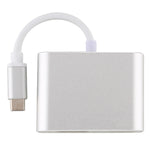 4 in 1 USB / Type-C to 4K HDMI + VGA + USB 3.0 인터페이스 다기능 어댑터