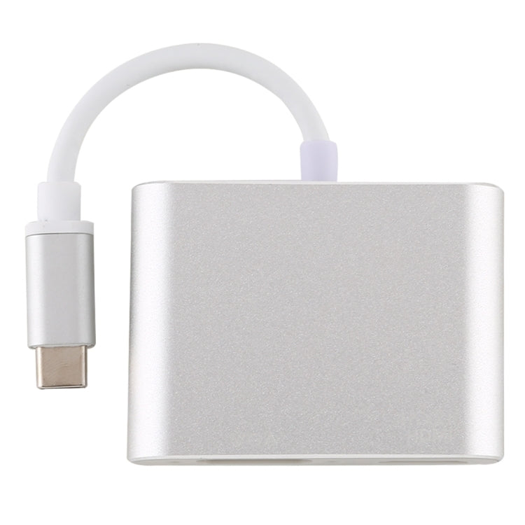 4 in 1 USB / Type-C to 4K HDMI + VGA + USB 3.0 인터페이스 다기능 어댑터