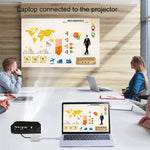 4 in 1 USB / Type-C to 4K HDMI + VGA + USB 3.0 인터페이스 다기능 어댑터