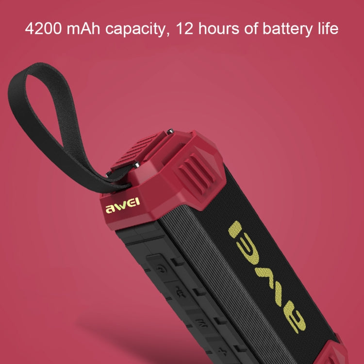 awei Y280 IPX4 블루투스 스피커 파워뱅크 강화된 베이스, 내장 마이크, FM / USB / TF 카드 / AUX 지원, Y280