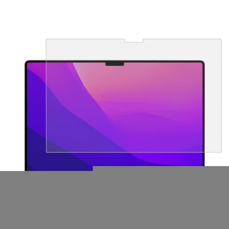 MacBook Pro 16.2인치 A2485/M5 2026용 9H 노트북 화면 방폭 강화유리 보호 필름, MacBook Pro 16.2인치 A2485/A2780/M5 2026용 (1개)