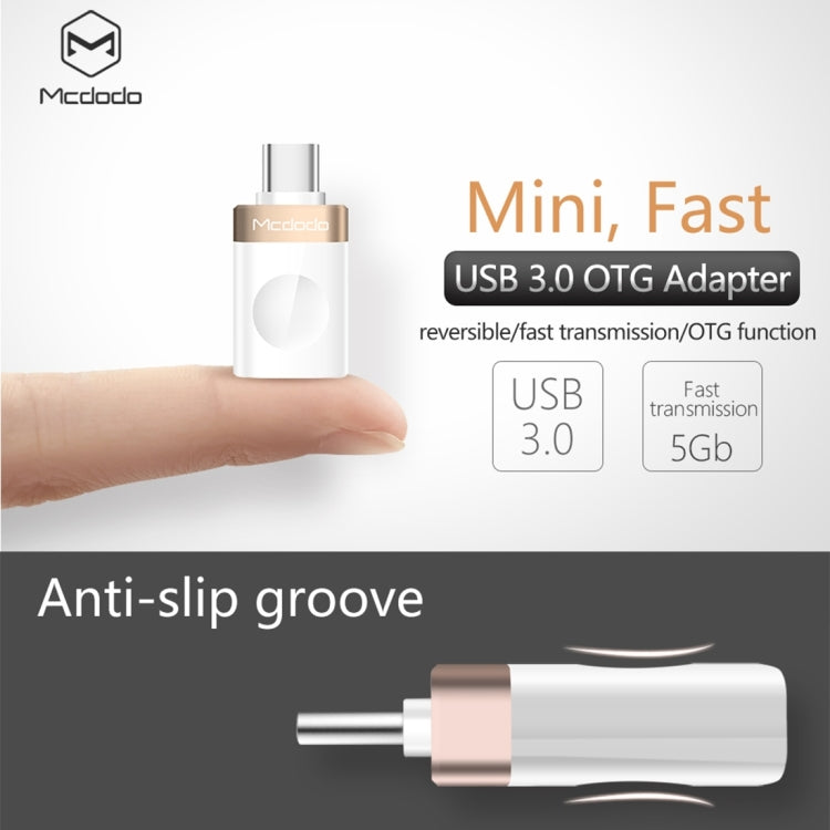 Mcdodo OT-1942 USB-C / Type-C to USB 3.0 AF 데이터 전송 충전 OTG 어댑터